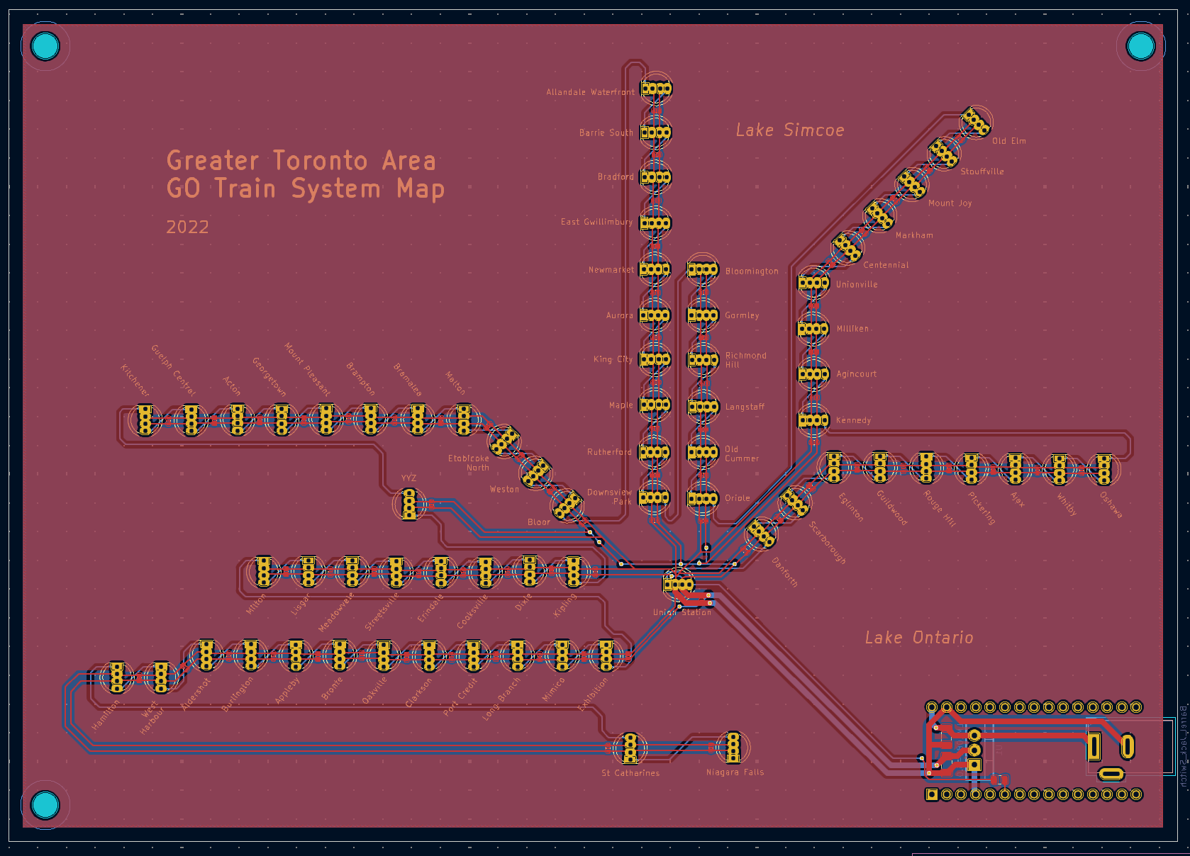 train pcb design